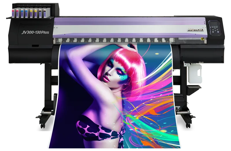 Equipamentos modernos de impressão digital para serviços gráficos