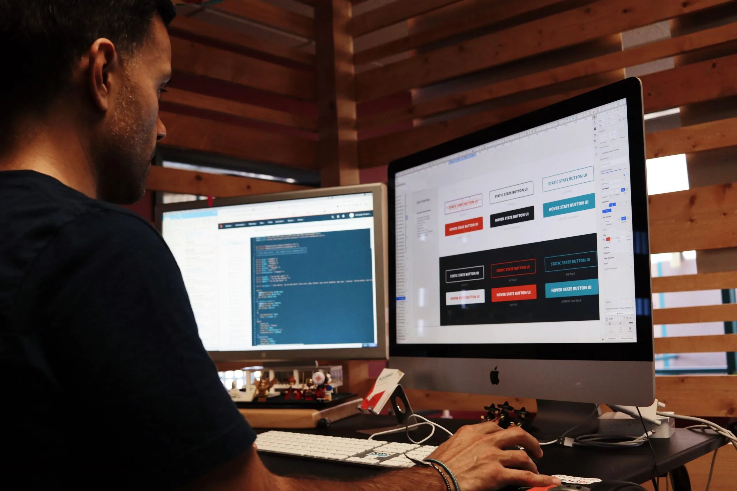 Interface de código de programação e desenvolvimento web de alta performance